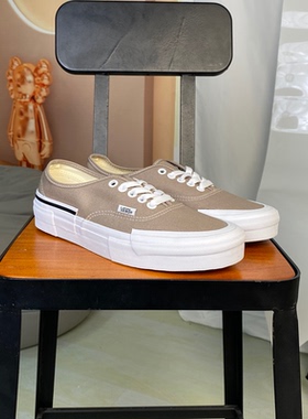 VANS范斯AUTHENTIC REARRANGE低帮灰色帆布男女款板鞋VN000CSACH8