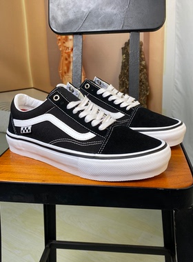 范斯Vans Skate OldSkool pro低帮黑白男女专业滑板鞋VN0A5FCBY28
