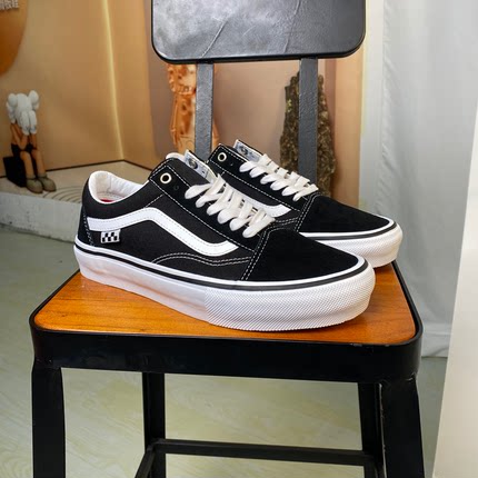 范斯Vans Skate OldSkool pro低帮黑白男女专业滑板鞋VN0A5FCBY28