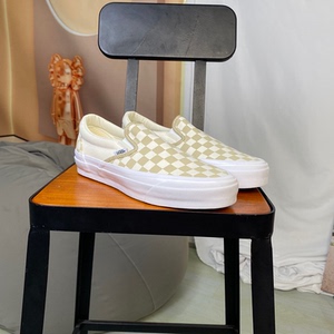 VANS范斯低帮棋盘格一脚蹬