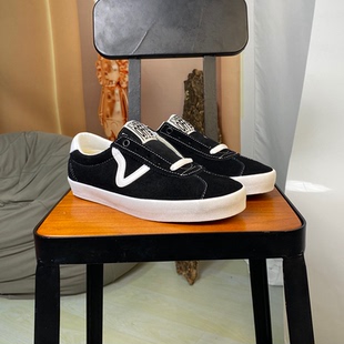 VANS范斯 男女休闲板鞋 SPORT 款 VN000CQRBZW LOW低帮黑白经典 正品