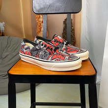 女码清货Vans OgEra Lx高端系列低帮涂鸦美式帆布板鞋VN0A3CXN4LO