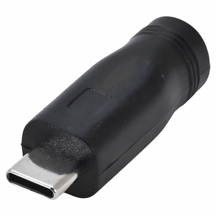 DC转接头5.5 母圆口 2.1母转typec公连接手机平板充电5.5×2.1mm