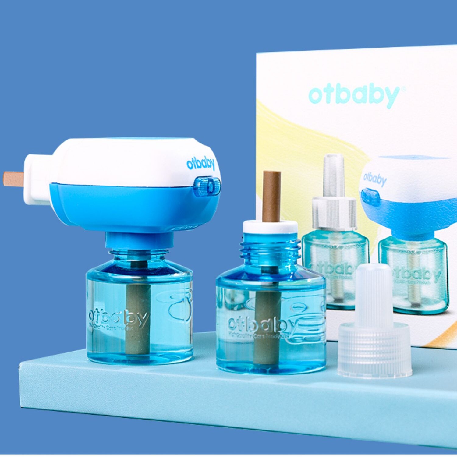 otbaby官方无烟无味儿童驱蚊电热蚊香液套盒插电式专用补充液母婴