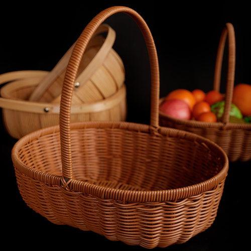 花艺库野餐篮水果花篮