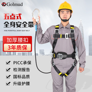Dây đai an toàn lao động trên cao Gorm Bộ dây an toàn móc đôi năm điểm tiêu chuẩn quốc gia Dây đai an toàn toàn thân dây chắn an toàn