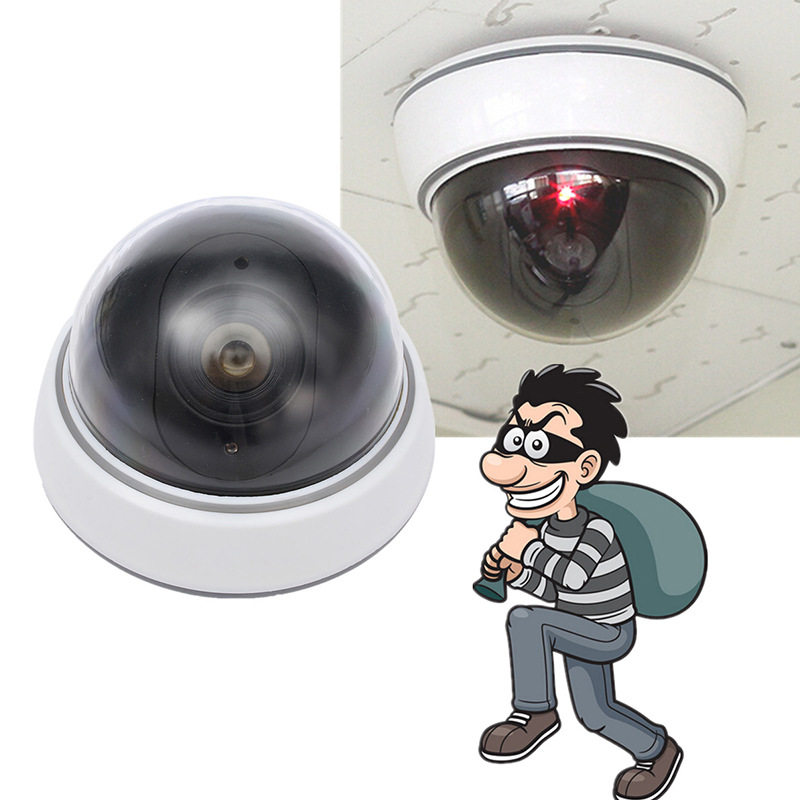 新款半球形仿真摄像头仿真监控假监控假摄像头防盗摄像头大号带