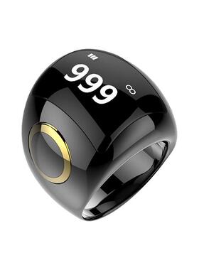 提醒跨境计数器smart时间ring智能指环戒指电子戒指外贸计数器