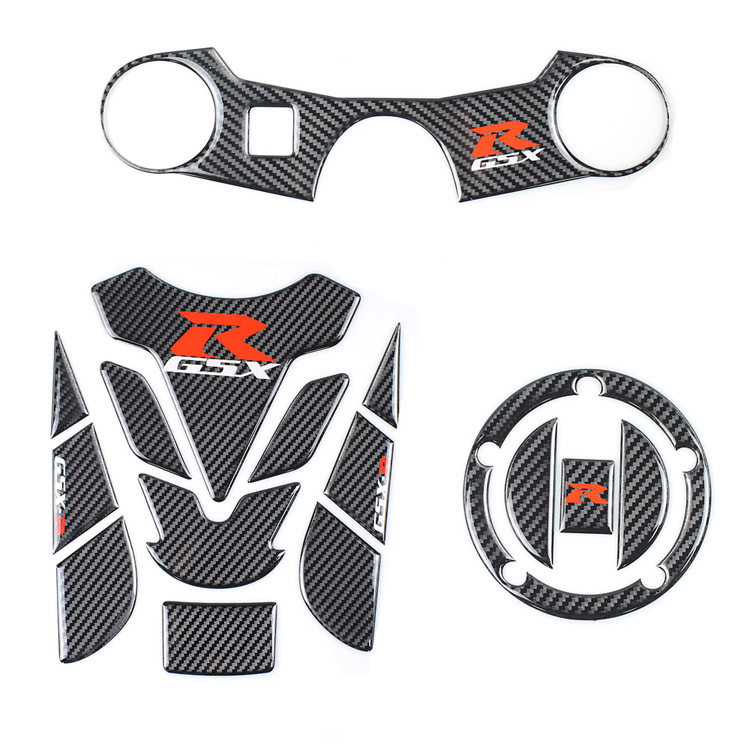 适用铃木k6k7k8小大r贴花三星贴上联板油箱贴纸gsxr600/750鱼骨贴