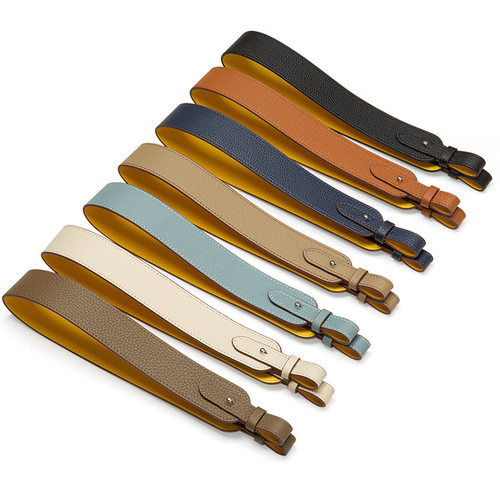 头层Togo牛皮肩带伊芙琳菜篮子肩带真皮包带单肩腋下包带