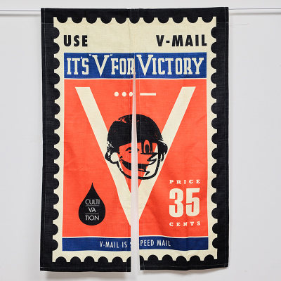 Steppyplus The Visitors美式卡通居家布帘挂门帘创意家居饰品