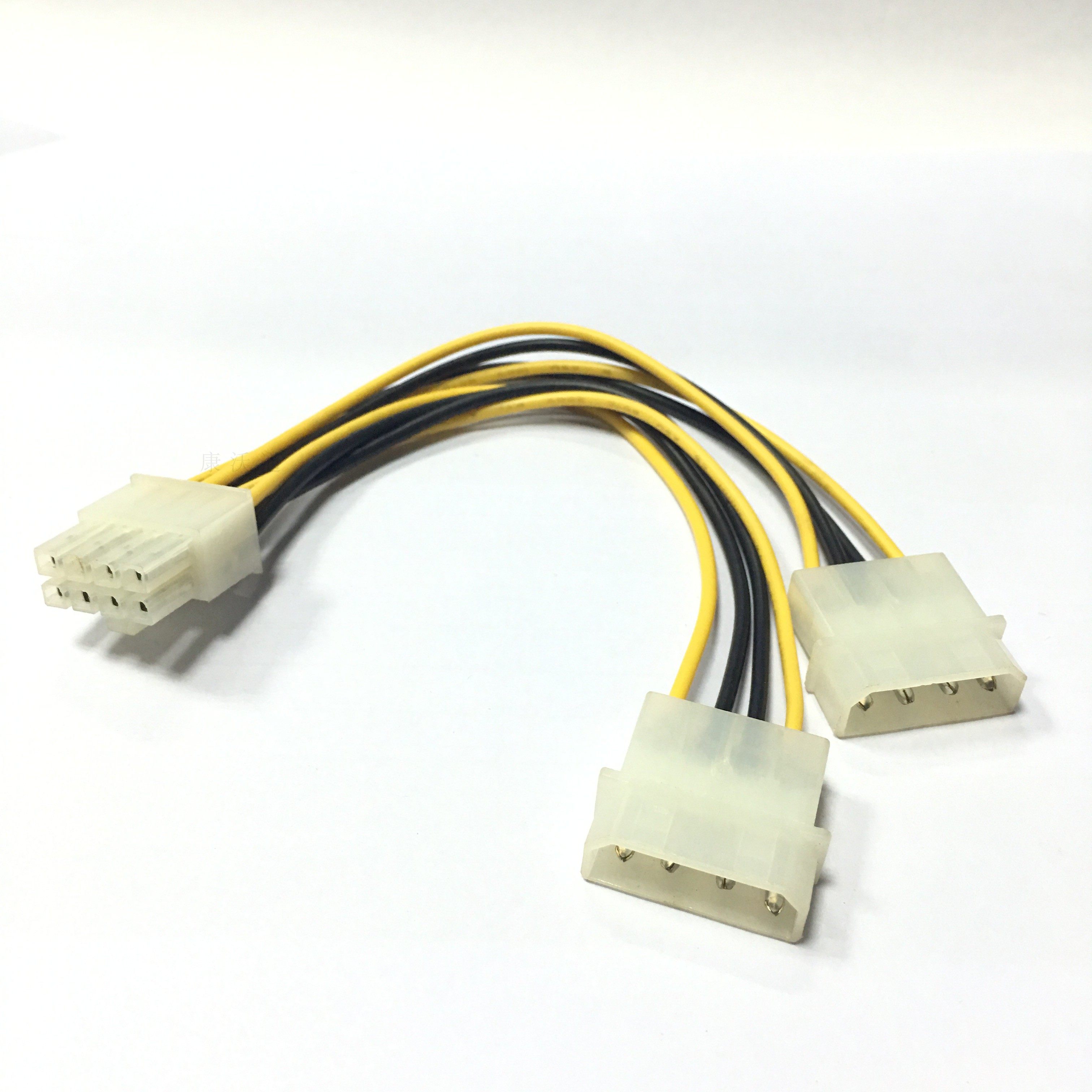 电脑显卡主板供电线转接线4p转8p双大4d转4pin转8pin四针转八针线