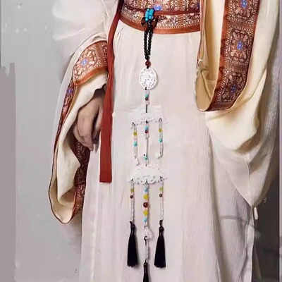 古装汉服手工流苏腰佩