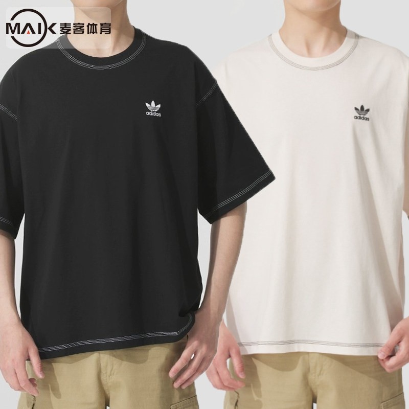 阿迪达斯三叶草运动休闲短袖T恤