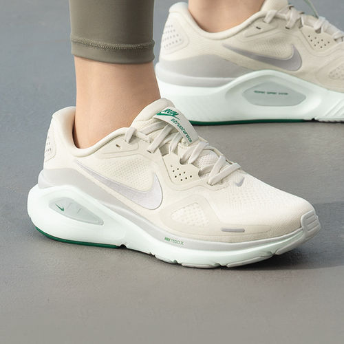 Nike耐克女跑步鞋STRUCTURE 26白色舒适缓震运动鞋透气HJ1101-008
