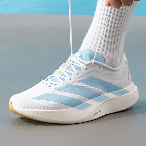 阿迪达斯女跑步鞋Adizero EVO SL WOVEN M轻量化专业运动鞋JQ4527