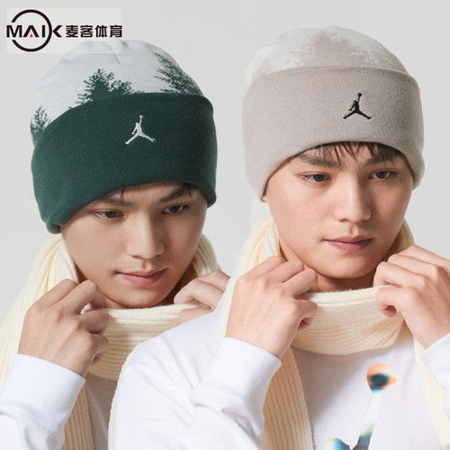 耐克帽男女帽25保暖情侣针织帽绒线帽套头毛线帽HV1077-133-134