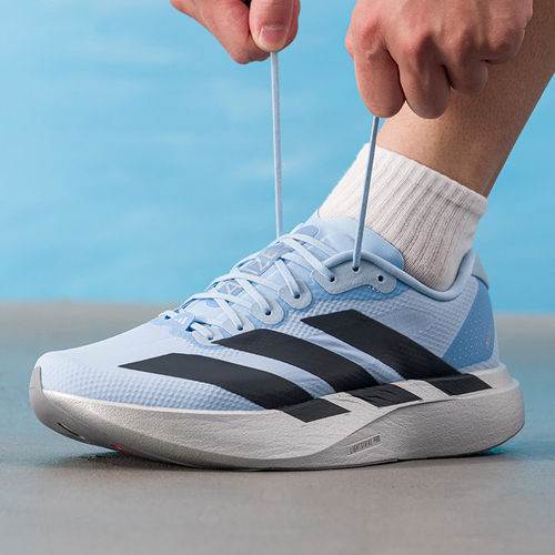 阿迪达斯跑步鞋Adizero EVO SL WOVEN男鞋缓震竞速运动鞋KI1491