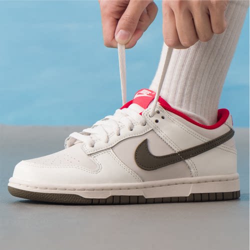 Nike耐克DUNK LOW低帮板鞋大童系带休闲运动鞋IQ9793-020