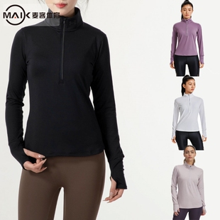 001 T恤1379349 500 2拉链跑步休闲运动长袖 UA安德玛百搭秋女子1