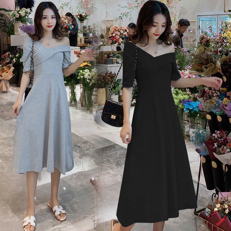 夏季短袖孕妇中长款一字领孕妇装韩版上衣孕妇裙宽松大码女连衣裙|msdalam kategori Butik wanita / wanita, pakaian - dari Buy2taobao.com untuk memberikan perkhidmatan ejen Taobao profesional membeli