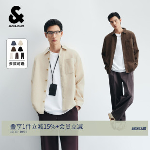杰克琼斯灯芯绒/假两件连帽衬衫/空气层休闲裤