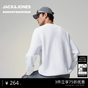 卫衣休闲圆领长袖 春季 杰克琼斯男装 上衣225433036 商场爆款