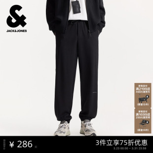 长裤 杰克琼斯男装 运动休闲百搭舒适抽绳宽松束脚卫裤 新款 子 春季