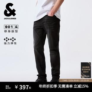 秋季 子男款 牛仔裤 直筒多口袋弹力面料长裤 时尚 901杰克琼斯男装