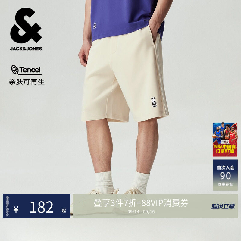 NBA联名湖人男印花短裤图片