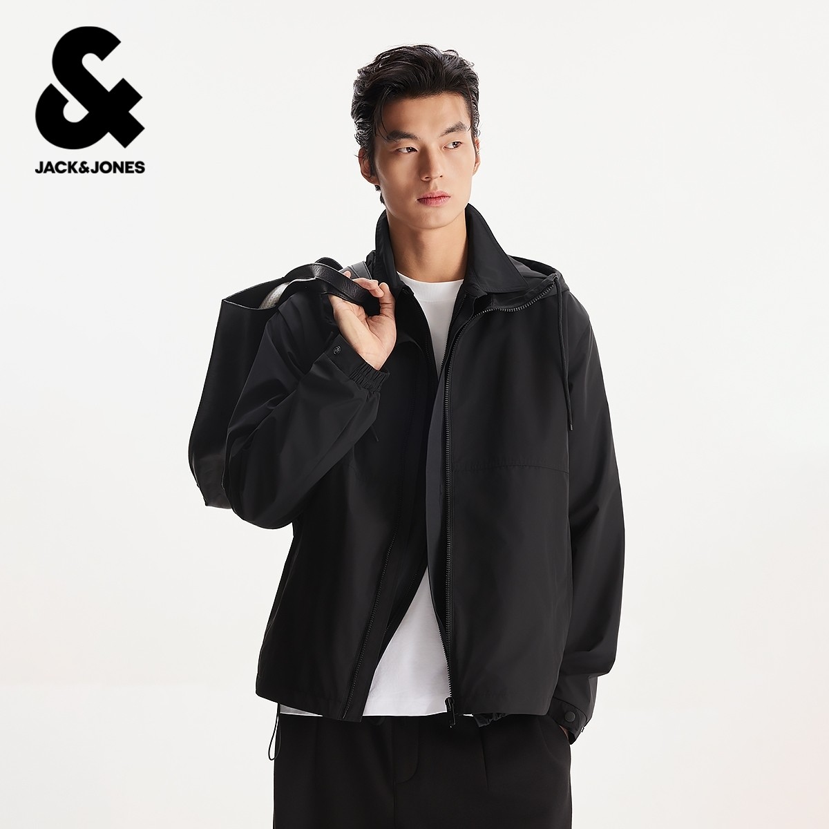 杰克琼斯男装春季夹克外套简约休闲袖部可拆解设计宽松版型连帽潮,男装,夹克,淘宝优惠券,粉丝福利购,淘宝优惠卷