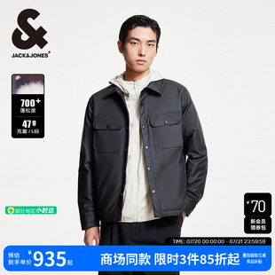 基础双侧按扣贴袋潮流百搭舒适尖领羽绒服款 新款 春季 杰克琼斯男装