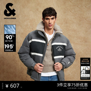 男装 杰克琼斯NBA联名勇士队新款 春羽绒服宽松225412021 商场爆款