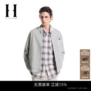 出街宽松潮流舒适棒球服夹克外套男装 NFL联名时尚 HIGH春季 SEASON