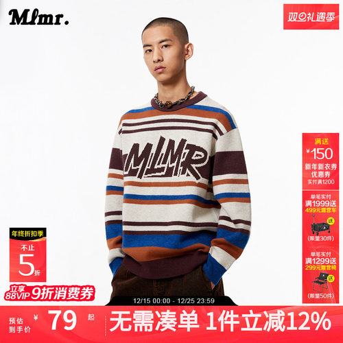 新年针织衫MLMR针织衫圆领