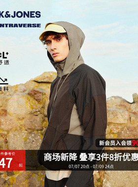 【北欧多彩】杰克琼斯男装春夏季夹克外套防晒衣服凉2262UL005