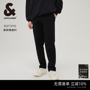 商场爆款 子225314077男装 杰克琼斯春季 长裤 士 锥形抗皱休闲裤