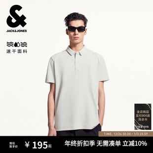 POLO衫 杰克琼斯男装 新款 士秋季 翻领T恤式 高级速干短袖 杰出Polo