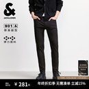 修身 新款 长裤 高弹 子 男款 901杰克琼斯男装 牛仔裤 秋冬深色小黑裤