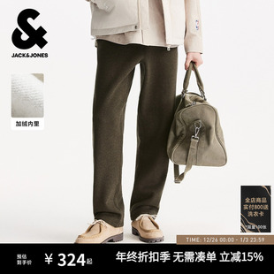 卫裤 男装 加绒长裤 时尚 子 杰克琼斯NBA联名2025年冬季 舒适裤 新款