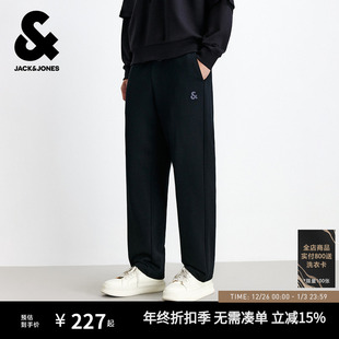 卫裤 子男生士美式 2025年夏秋季 运动直筒长休闲裤 新款 杰克琼斯男装