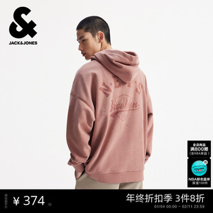 杰克琼斯NBA联名2025年秋季男装卫衣长袖连帽225433084