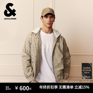 棉服秋冬连帽外套225409030 杰克琼斯男装 商场爆款