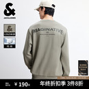 T恤情侣刺绣卫衣外套男士 杰克琼斯男装 纯棉撞色印花长袖 新款 秋季