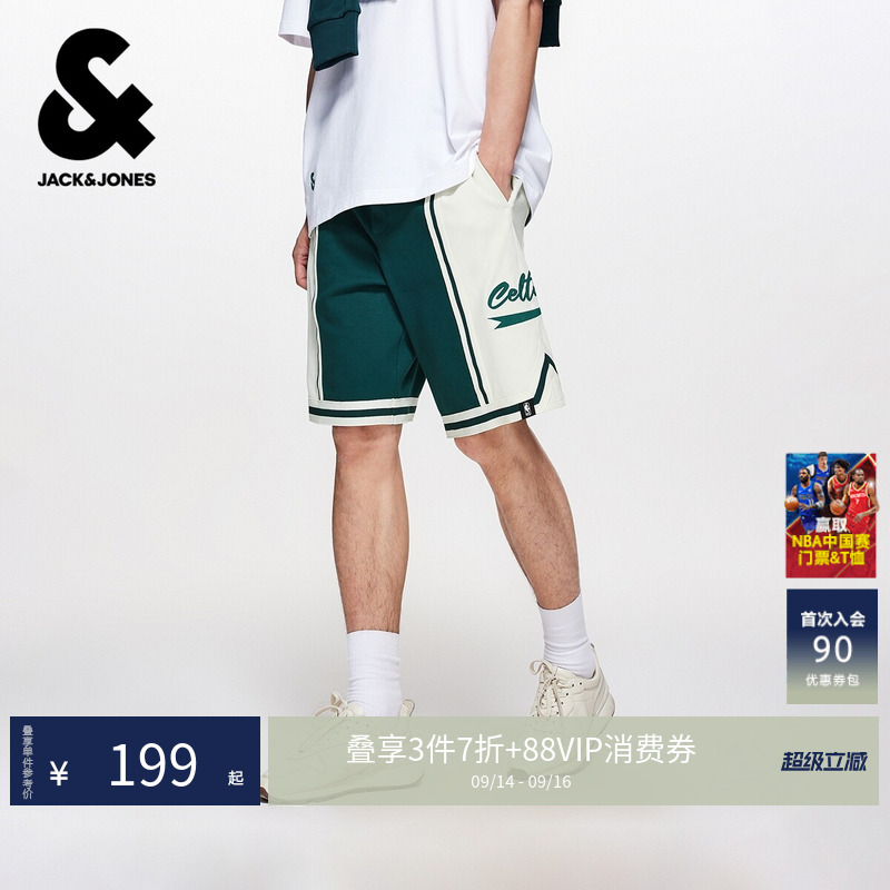NBA联名凯尔特人男宽松短裤图片