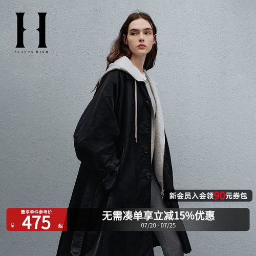 SEASONHIGH秋季女士风衣