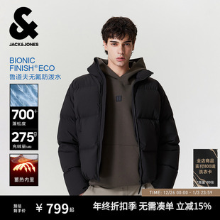 杰克琼斯高蓬短款 防泼水蓄热内里 羽绒服外套男装 云朵泡芙