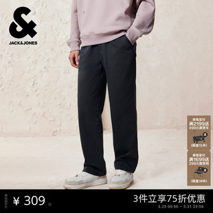 春季 杰克琼斯男装 休闲裤 宽松潮长裤 225414009 子男款 商场爆款