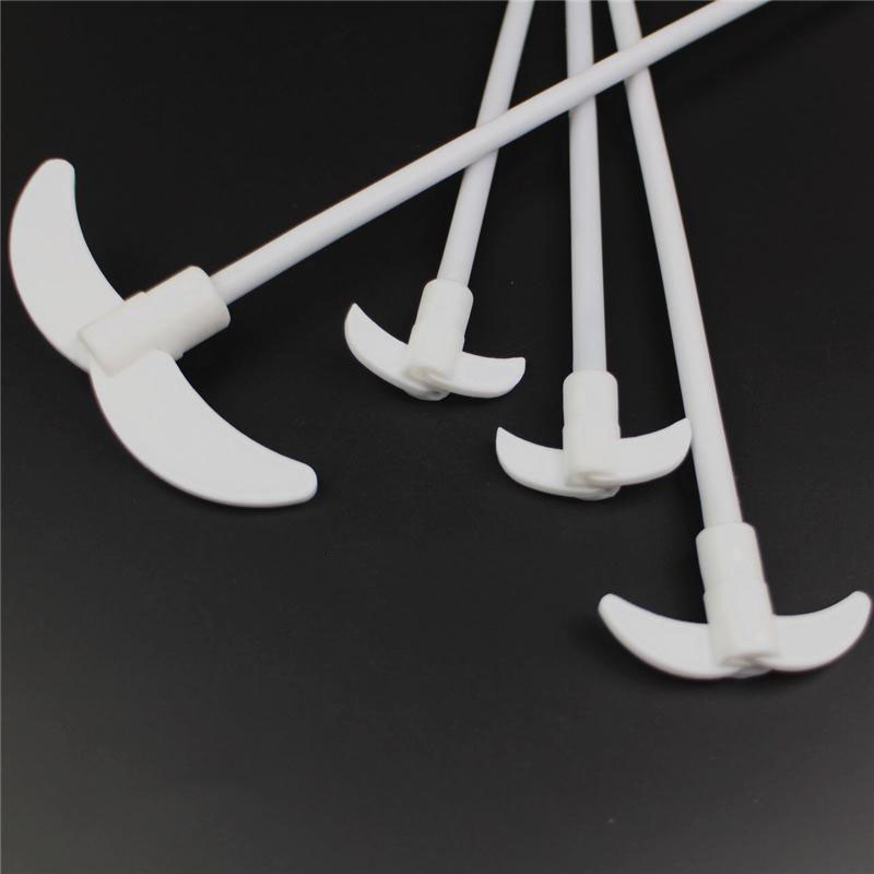 四氟搅拌棒耐腐蚀搅拌桨聚四氟乙稀搅拌桨手动搅拌棒接头