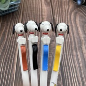 晨光史努比新款 按动中性笔让耳朵飞起可爱萌卡通签字笔J8208黑0.5